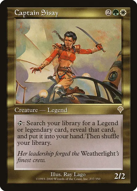 Captain Sisay, Magic card INV 237 — Invasion set