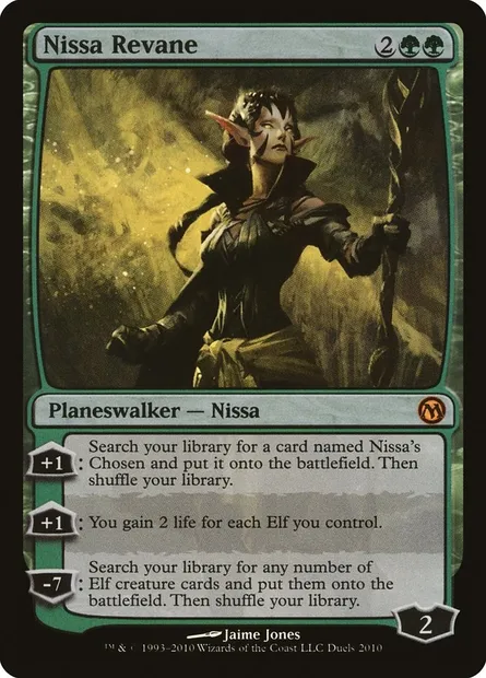 Nissa Revane, Magic card PDP10 2 — Duels of the Planeswalkers 2010 Promos set