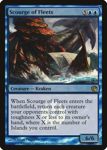 Scourge of Fleets, Magic card PJOU 51★ — Journey into Nyx Promos set