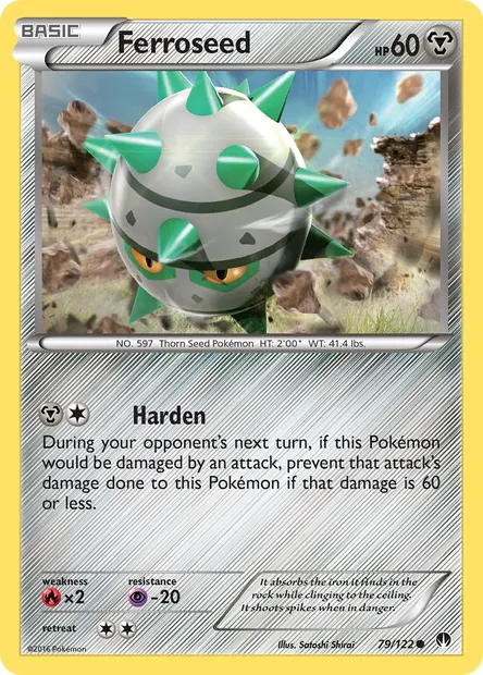 Ferroseed, Pokémon card BKP 79 — BREAKpoint set