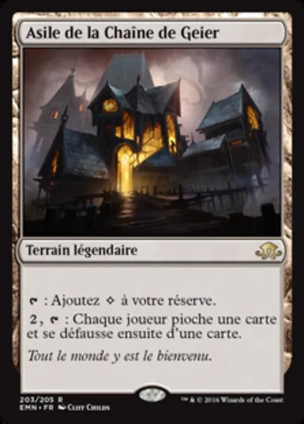 Asile de la Chaîne de Geier, carte Magic EMN 203 — extension La lune hermétique