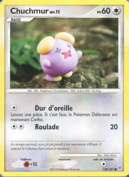 Chuchmur, carte Pokémon SV 132 — extension Vainqueurs Suprêmes
