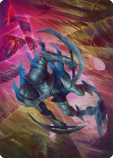 Xerex Strobe-Knight // Xerex Strobe-Knight, carte Magic AMOM 20 — extension March of the Machine Art Series
