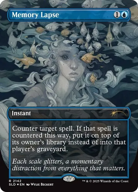 Memory Lapse, Magic card SLD 2142 — Secret Lair Drop set