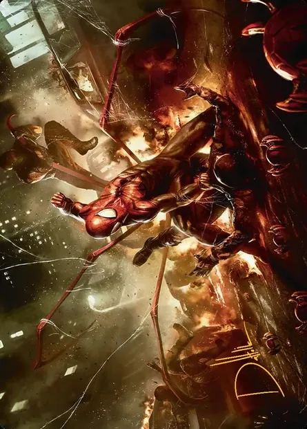 Superior Spider-Man // Superior Spider-Man, Magic card ASPM 32 — Marvel's Spider-Man Art Series set