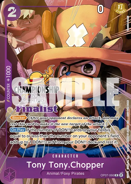Tony-Tony Chopper, carte One Piece OP07-066 — extension 500 YEARS IN THE FUTURE