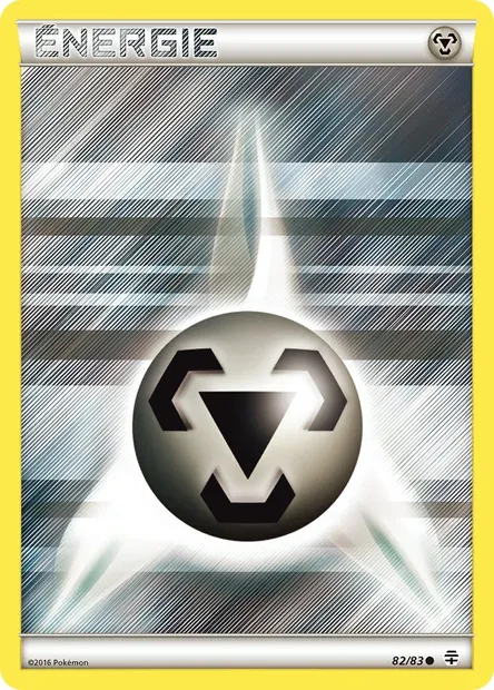 Énergie Metal de base, carte Pokémon GEN 82 — extension Générations