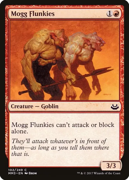 Mogg Flunkies, Magic card MM3 102 — Modern Masters 2017 set