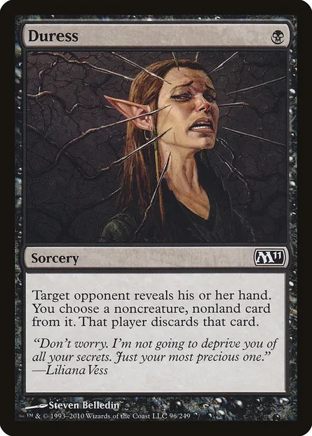 Duress, Magic card M11 96 — Magic 2011 set