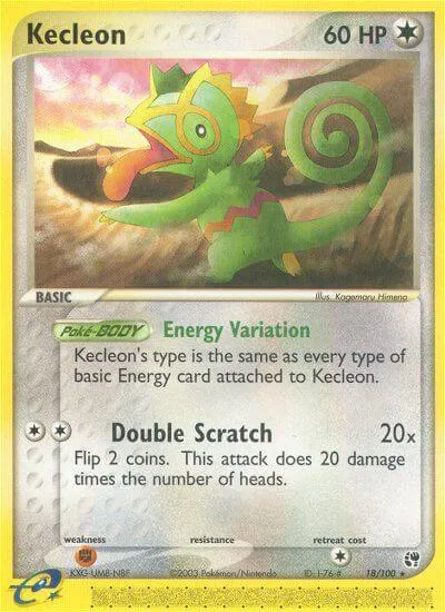 Kecleon, Pokémon card SS 18 — Sandstorm set