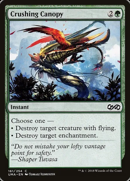 Crushing Canopy, Magic card UMA 161 — Ultimate Masters set