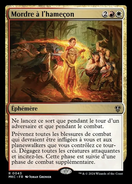 Mordre à l'hameçon, carte Magic MKC 43 — extension Murders at Karlov Manor Commander