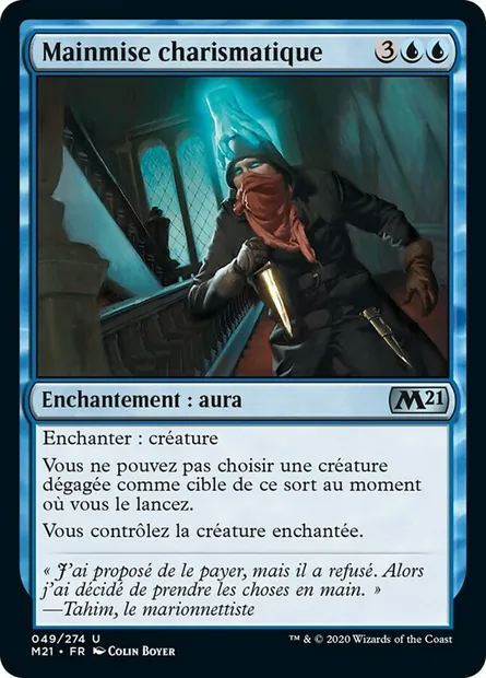 Mainmise charismatique, carte Magic M21 49 — extension Core Set 2021
