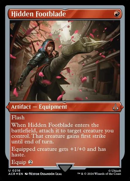 Hidden Footblade, Magic card ACR 216 — Assassin's Creed set