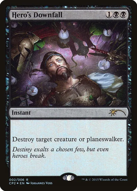 Chute du héros, carte Magic CP2 2 — extension Fate Reforged Clash Pack