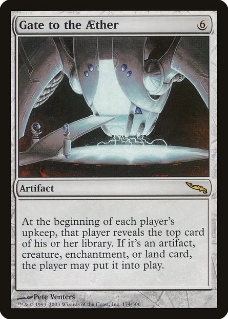 Porte vers l'Aether, carte Magic MRD 174 — extension Mirrodin