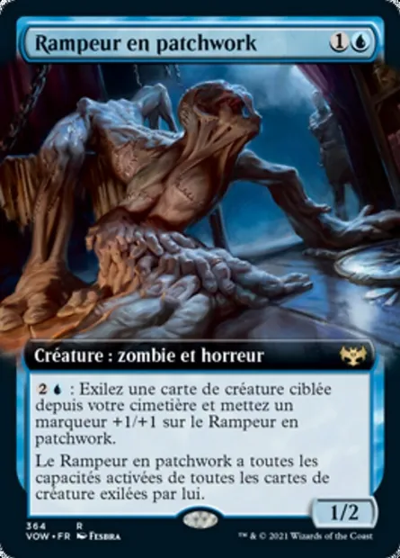 Rampeur en patchwork, carte Magic VOW 364 — extension Innistrad : noce écarlate