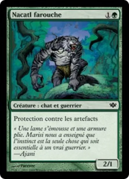 Nacatl farouche, carte Magic CON 86 — extension Conflux