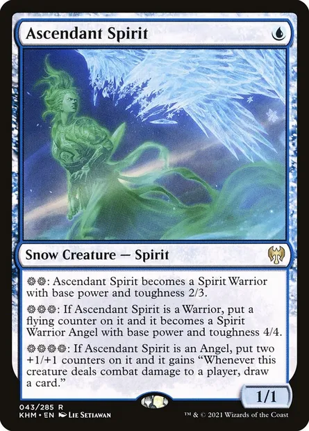 Ascendant Spirit, Magic card KHM 43 — Kaldheim set