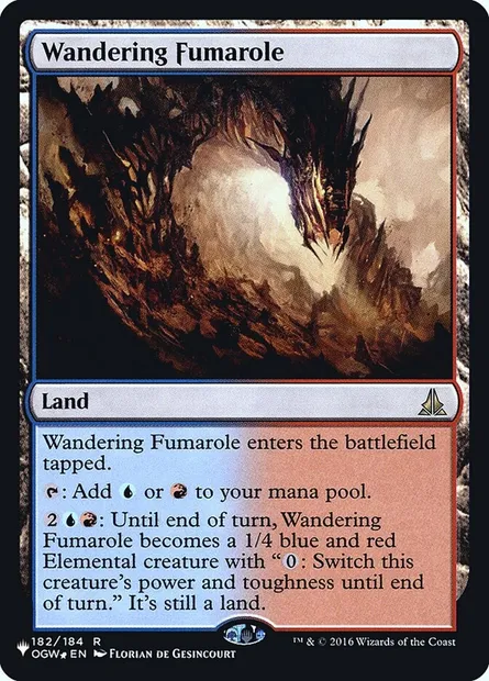 Wandering Fumarole, Magic card PLST OGW-182 — The List set