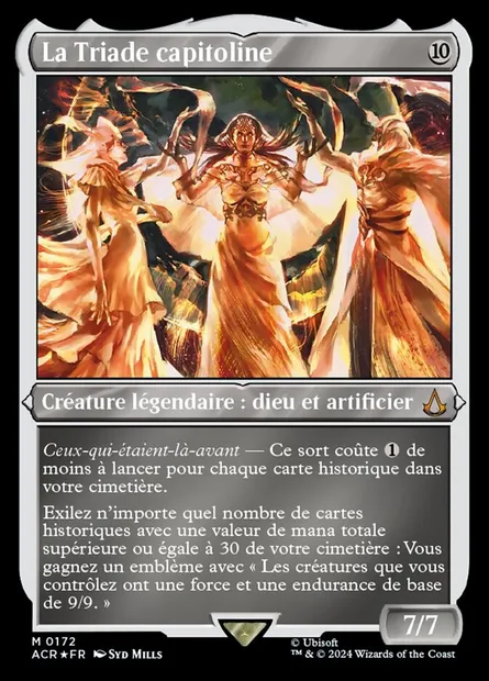 La Triade capitoline, carte Magic ACR 172 — extension Assassin's Creed