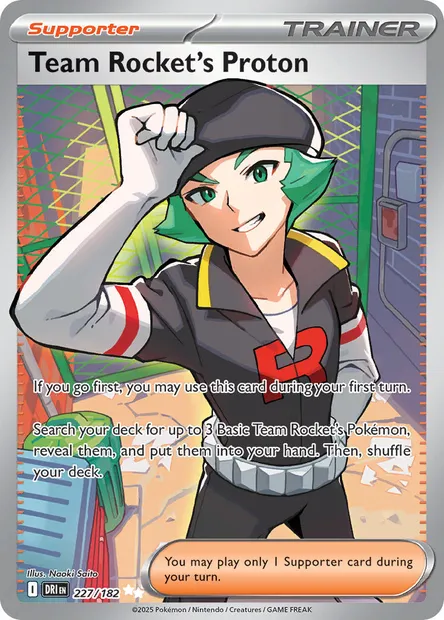 Team Rocket's Proton, Pokémon card DRI 227 — Destined Rivals set