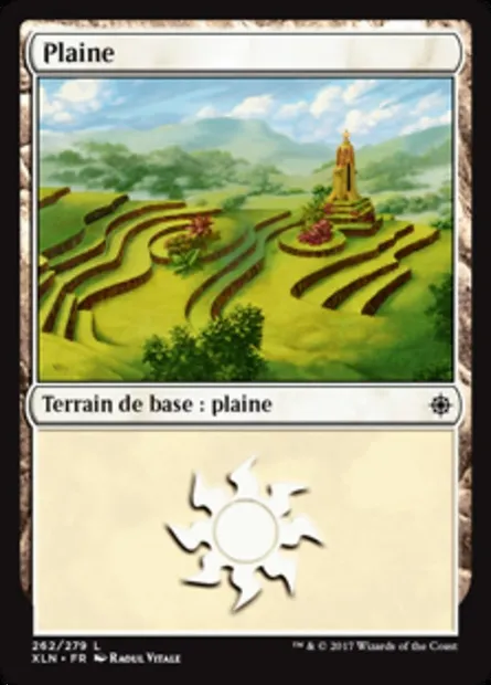 Plaine, carte Magic XLN 262 — extension Ixalan