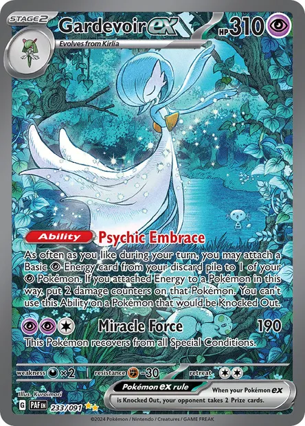 Gardevoir ex, Pokémon card PAF 233 — Paldean Fates set