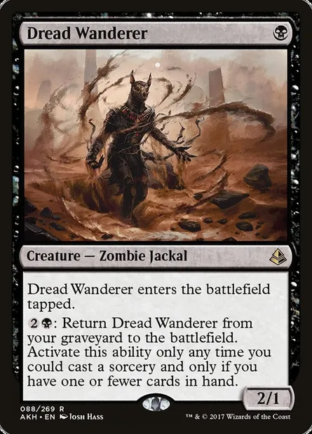 Dread Wanderer, Magic card AKH 88 — Amonkhet set