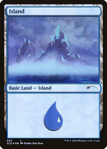 Île, carte Magic SLD 553 — extension Secret Lair Drop