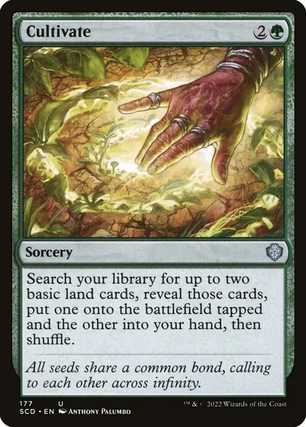 Cultivate, Magic card SCD 177 — Starter Commander Decks set
