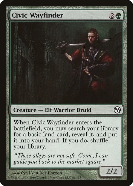 Civic Wayfinder, Magic card DPA 56 — Duels of the Planeswalkers set