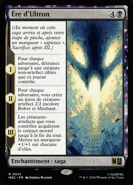 Ère d'Ultron, carte Magic MSC 41 — extension Marvel Super Heroes Commander