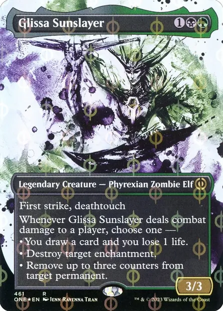 Glissa Sunslayer, Magic card ONE 461 — Phyrexia: All Will Be One set