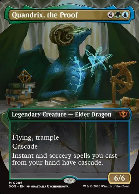 Quandrix, the Proof, Magic card SOS 286 — Secrets of Strixhaven set