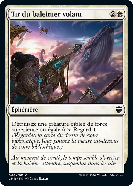 Tir du baleinier volant, carte Magic CMR 46 — extension Commander Legends