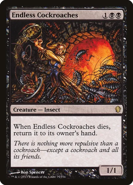 Endless Cockroaches, Magic card C13 75 — Commander 2013 set