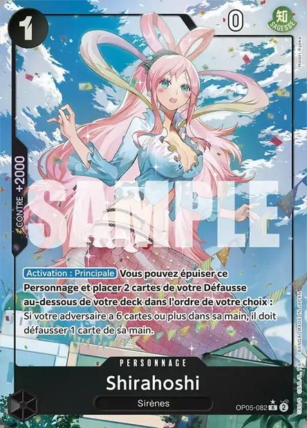 Shirahoshi, carte One Piece OP05-082 — extension AWAKENING OF THE NEW ERA