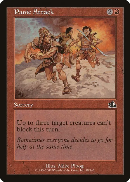 Panic Attack, Magic card PCY 98 — Prophecy set