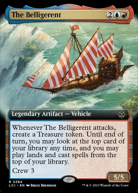 The Belligerent, Magic card LCI 384 — The Lost Caverns of Ixalan set