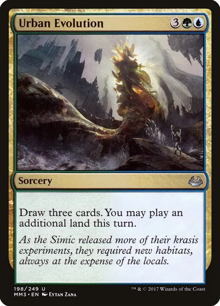 Évolution urbaine, carte Magic MM3 198 — extension Modern Masters 2017