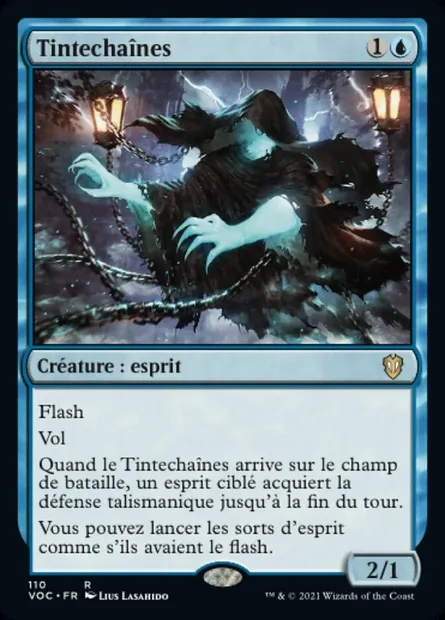 Tintechaînes, carte Magic VOC 110 — extension Crimson Vow Commander