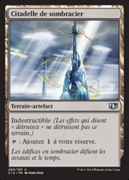 Citadelle de sombracier, carte Magic C14 290 — extension Commander 2014