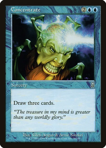 Concentration, carte Magic ODY 78 — extension Odyssée
