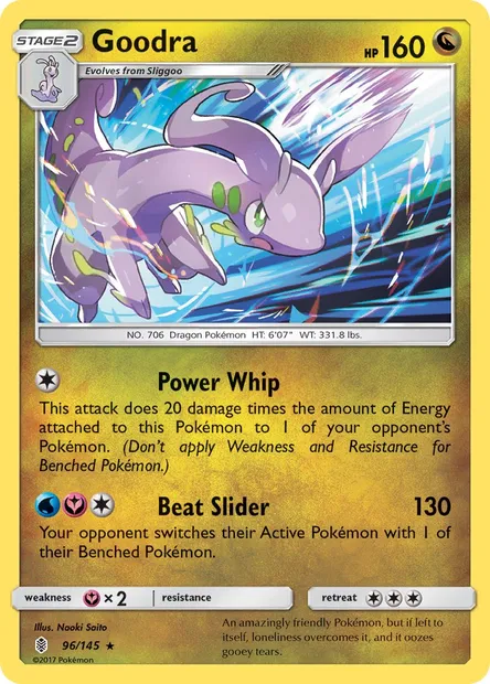Goodra, Pokémon card GRI 96 — Guardians Rising set