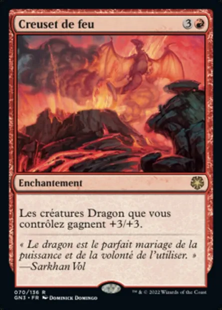 Creuset de feu, carte Magic GN3 70 — extension Game Night: Free-for-All
