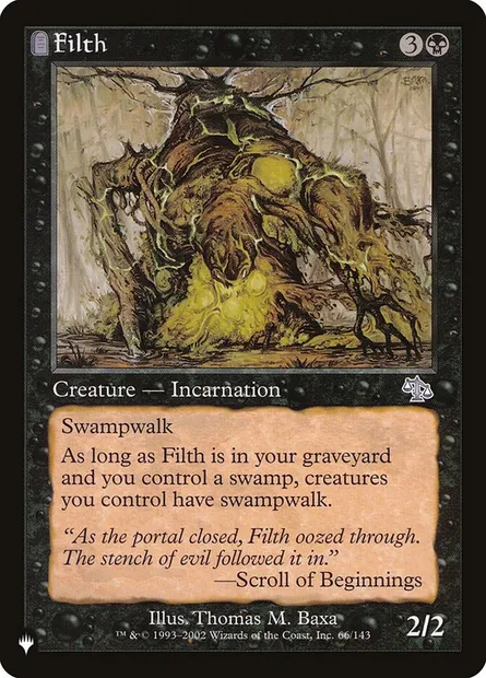 La Souillure, carte Magic PLST JUD-66 — extension The List