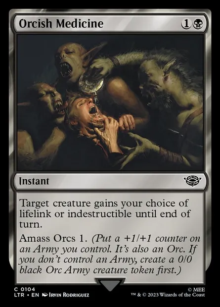 Orcish Medicine, Magic card LTR 104 — The Lord of the Rings: Tales of Middle-earth set