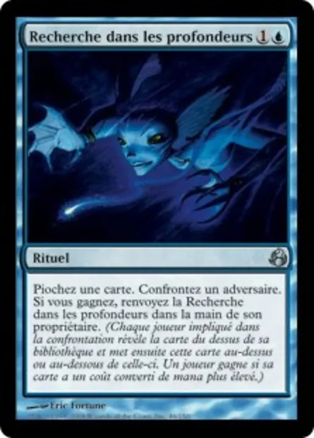 Recherche dans les profondeurs, carte Magic MOR 46 — extension Leveciel