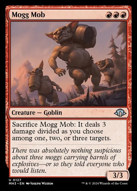 Mogg Mob, Magic card MH3 127 — Modern Horizons 3 set